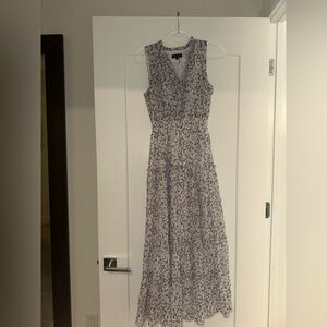 1. State Purple and White Floral Maxi Dress